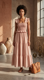 Vestido Campiña Teja
