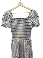 Vestido Topos Azul