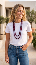 Collar Bolas Terciopelo