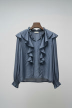 Blusa Volantes Tencel