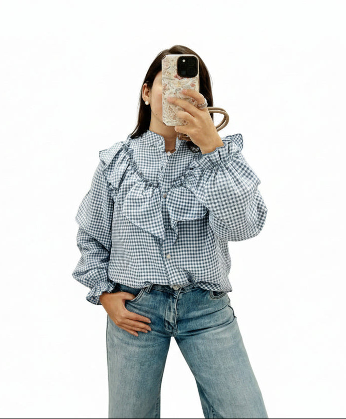 Camisa Vichy Azul