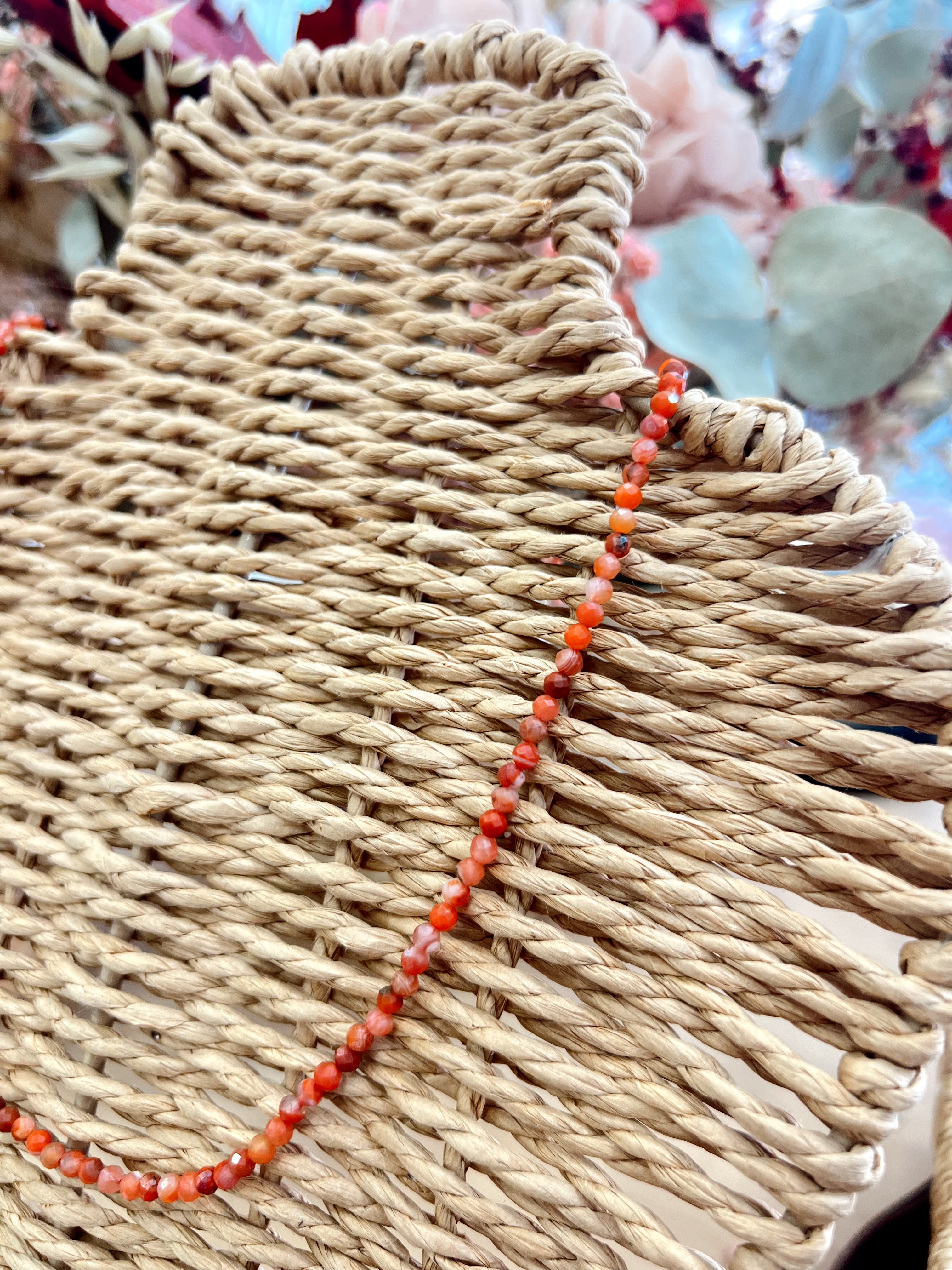 Collar Mini Bolitas Coral