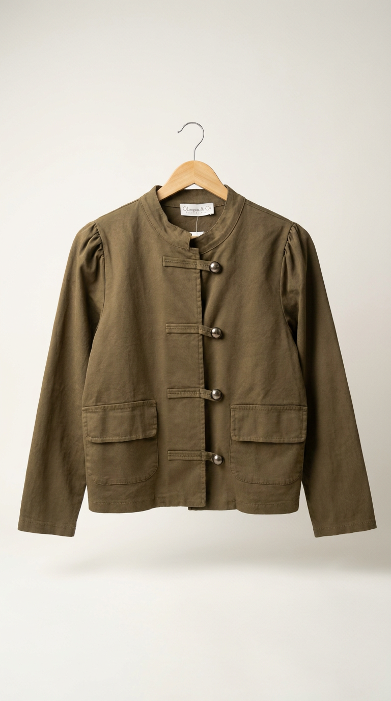Chaqueta Militar Kaki
