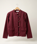 Chaqueta Militar Burgundy