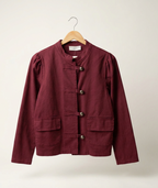 Chaqueta Militar Burgundy