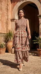 Vestido Toscana Beige