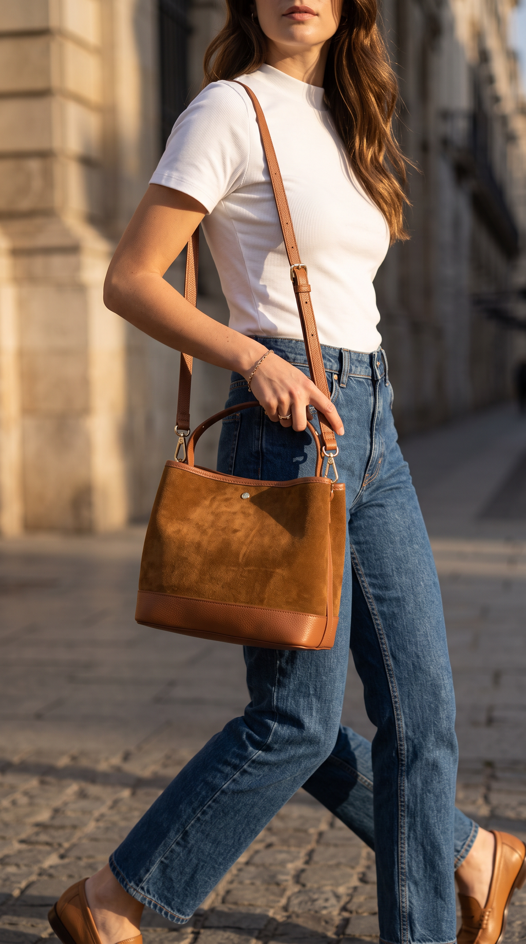 Bolso Serraje Sofía Camel
