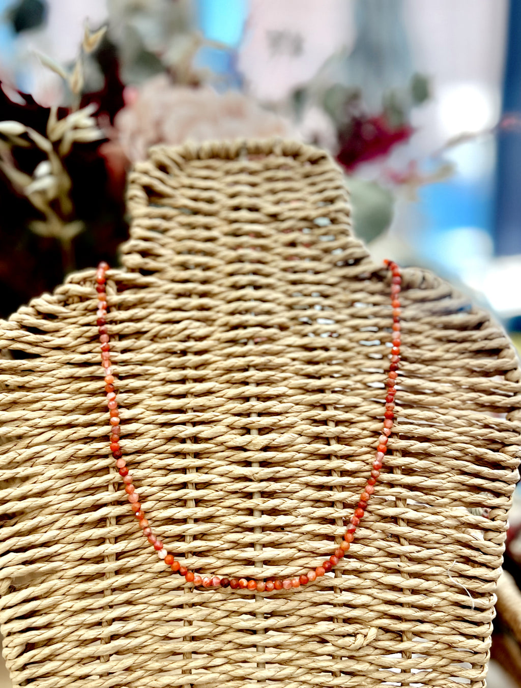 Collar Mini Bolitas Coral