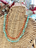 Collar Mini Bolitas Coral