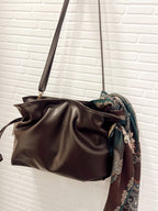 Bolso Piel Saco Chocolate