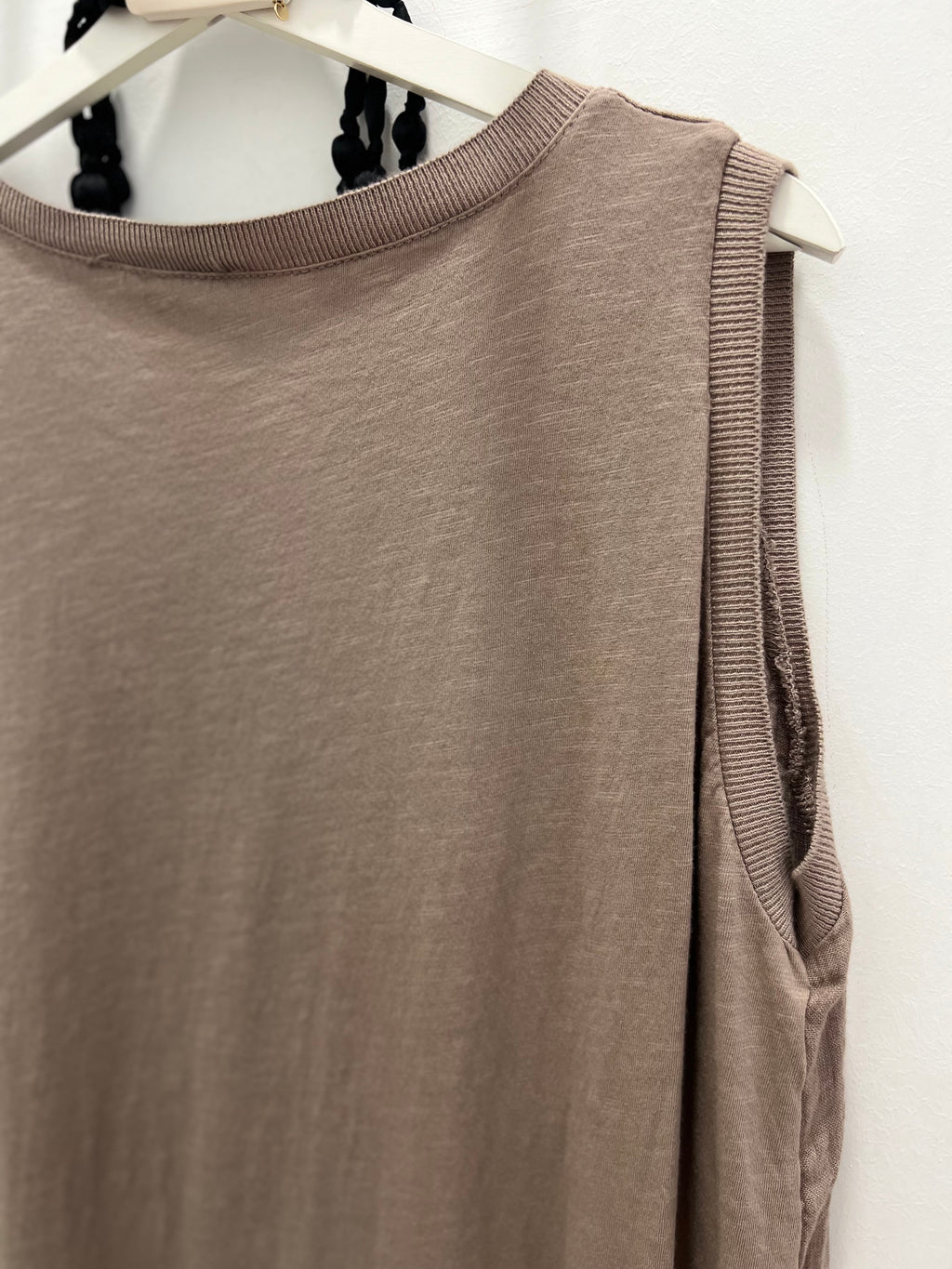 Vestido Lino Mahón Taupe