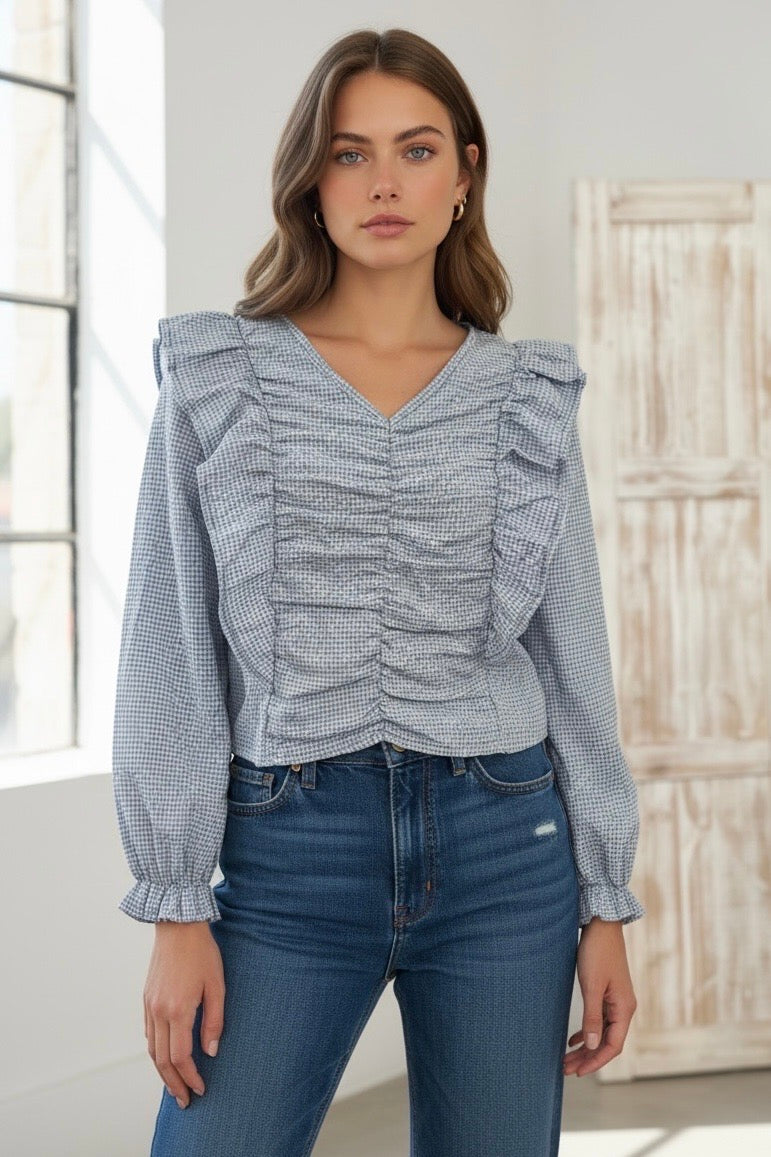 Blusa Pico Vichy