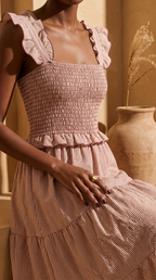 Vestido Campiña Teja