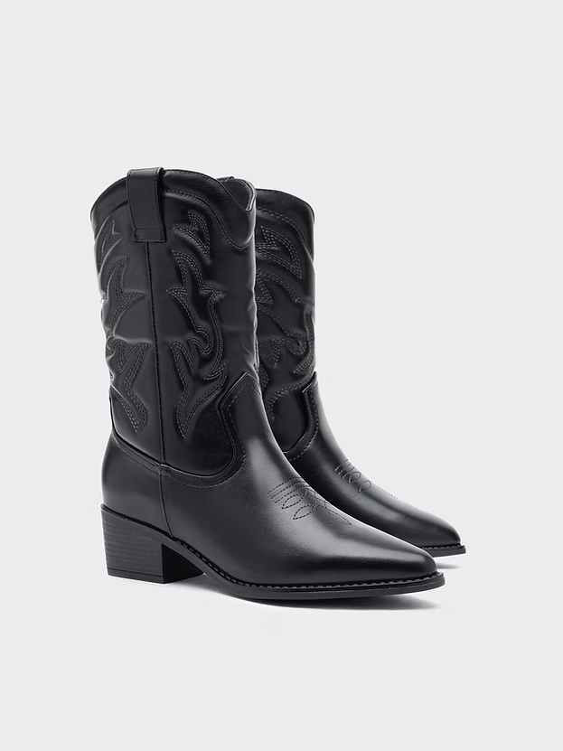 Bota Cowboy Black
