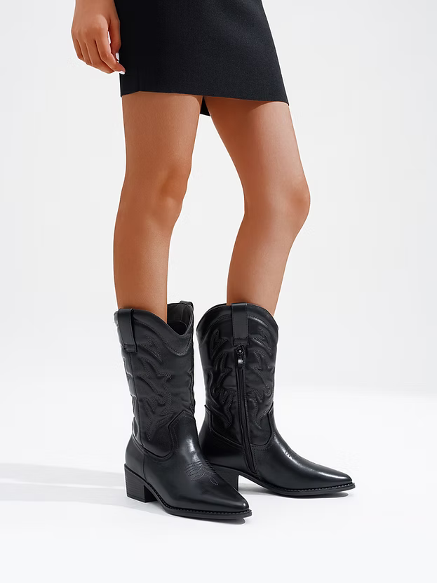 Bota Cowboy Black