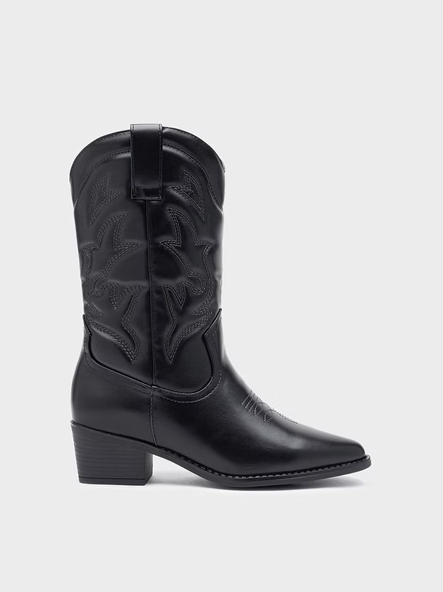 Bota Cowboy Black