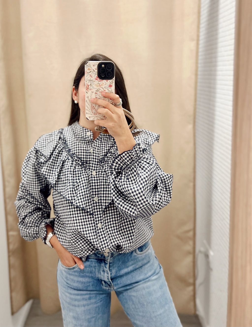 Camisa Vichy Marino