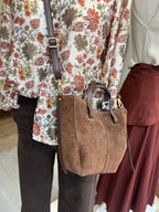 Bolso Serraje Matilda Chocolate