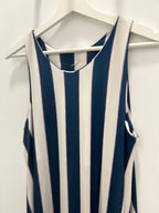 Vestido Punto Seda Marino