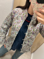Chaqueta Reversible Lila & Marino Talla M
