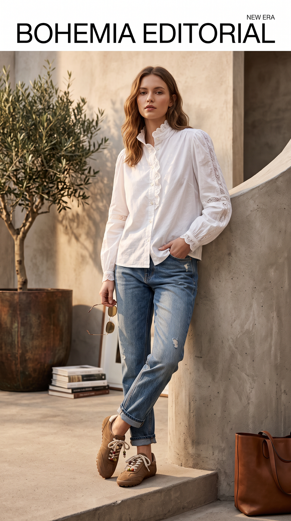 Camisa Blonda Puntilla