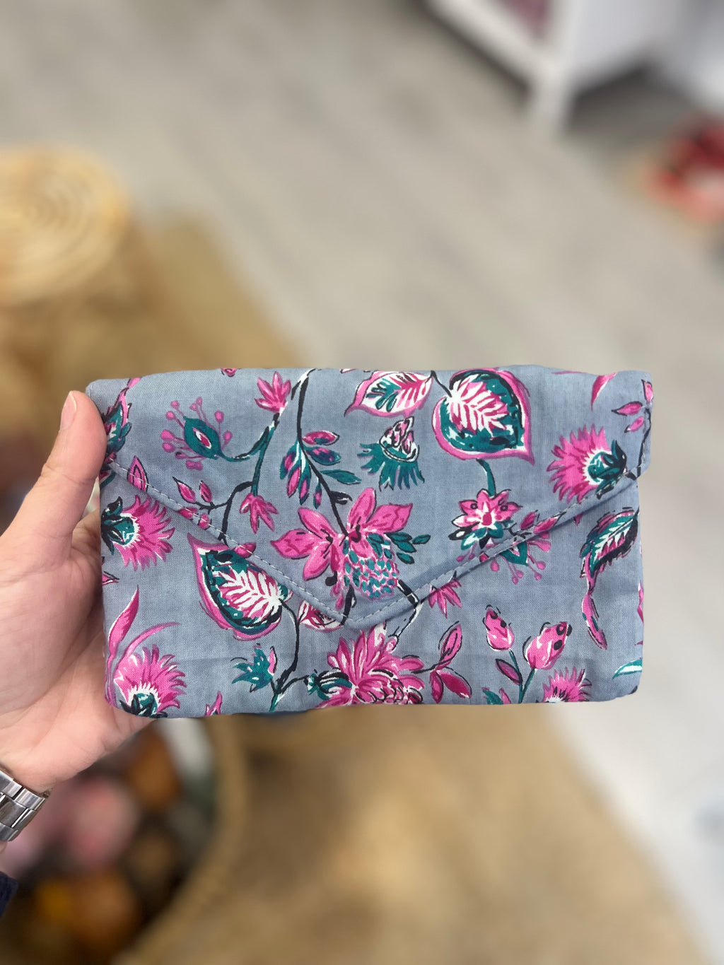 Cartera Block Print
