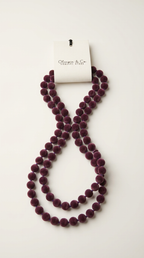 Collar Bolas Terciopelo