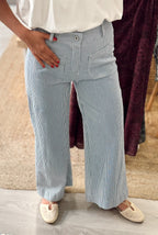 Pantalón Rayas Baby Blue