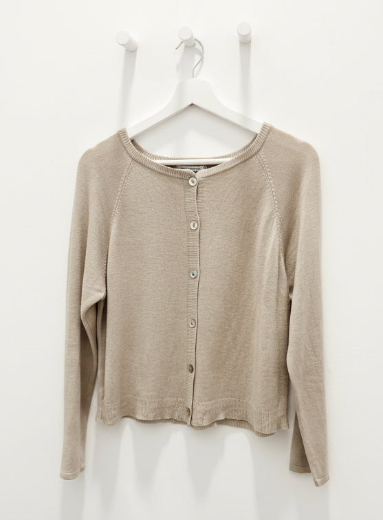 Cárdigan Punto Beige