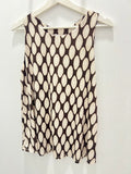 Top Punto Seda Marrón & Beige