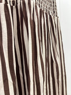 Vestido Rayas Choco & Cream
