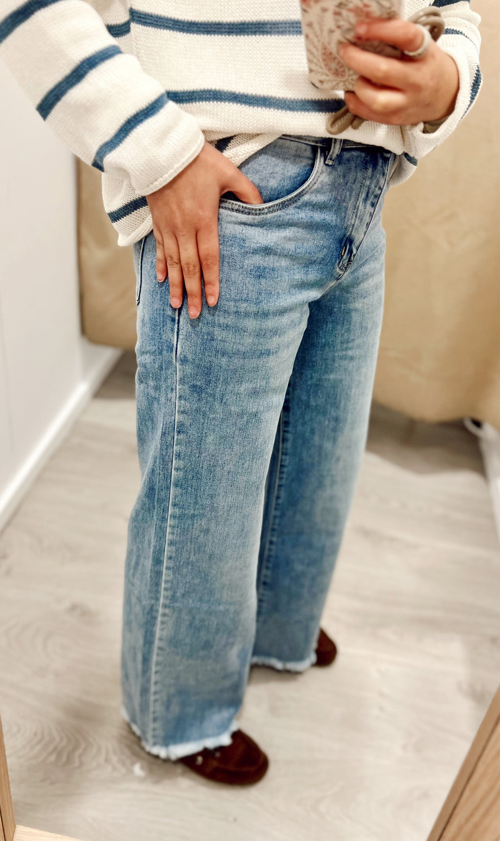 Vaquero Wide Leg Azul