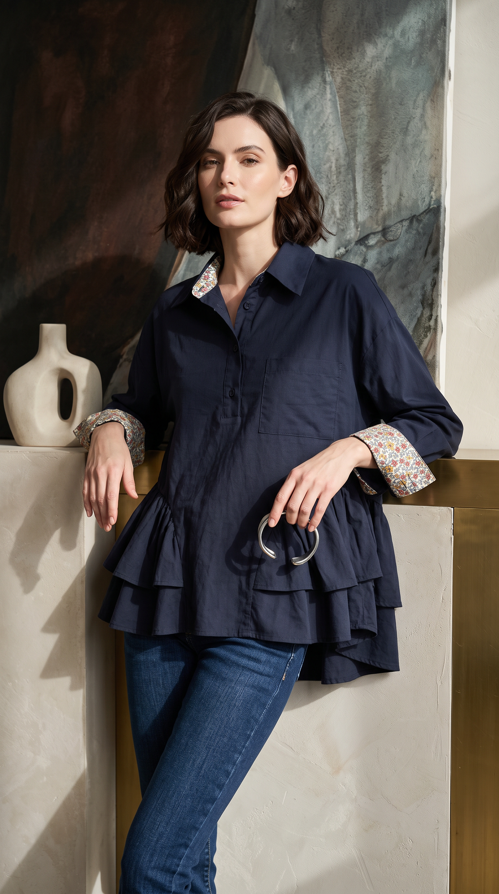 Polera Liberty Marino