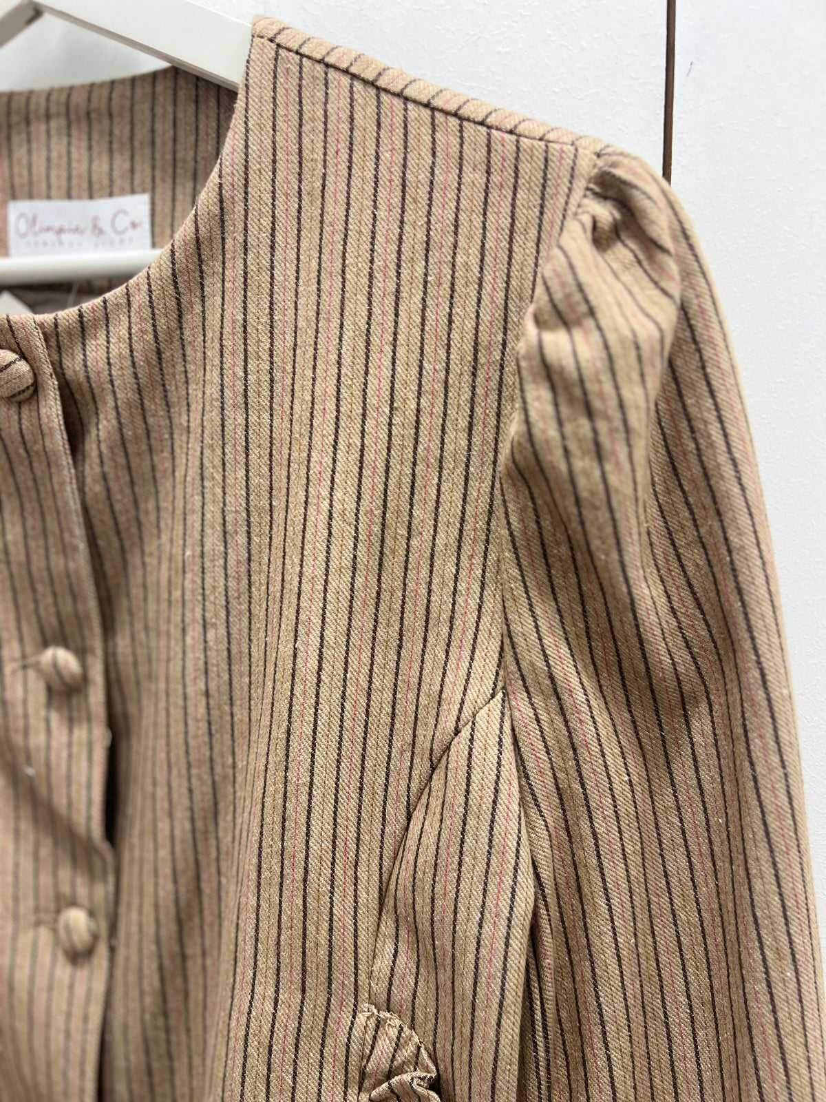 Blazer Corta Rayas