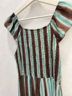 Vestido Frunce Pico