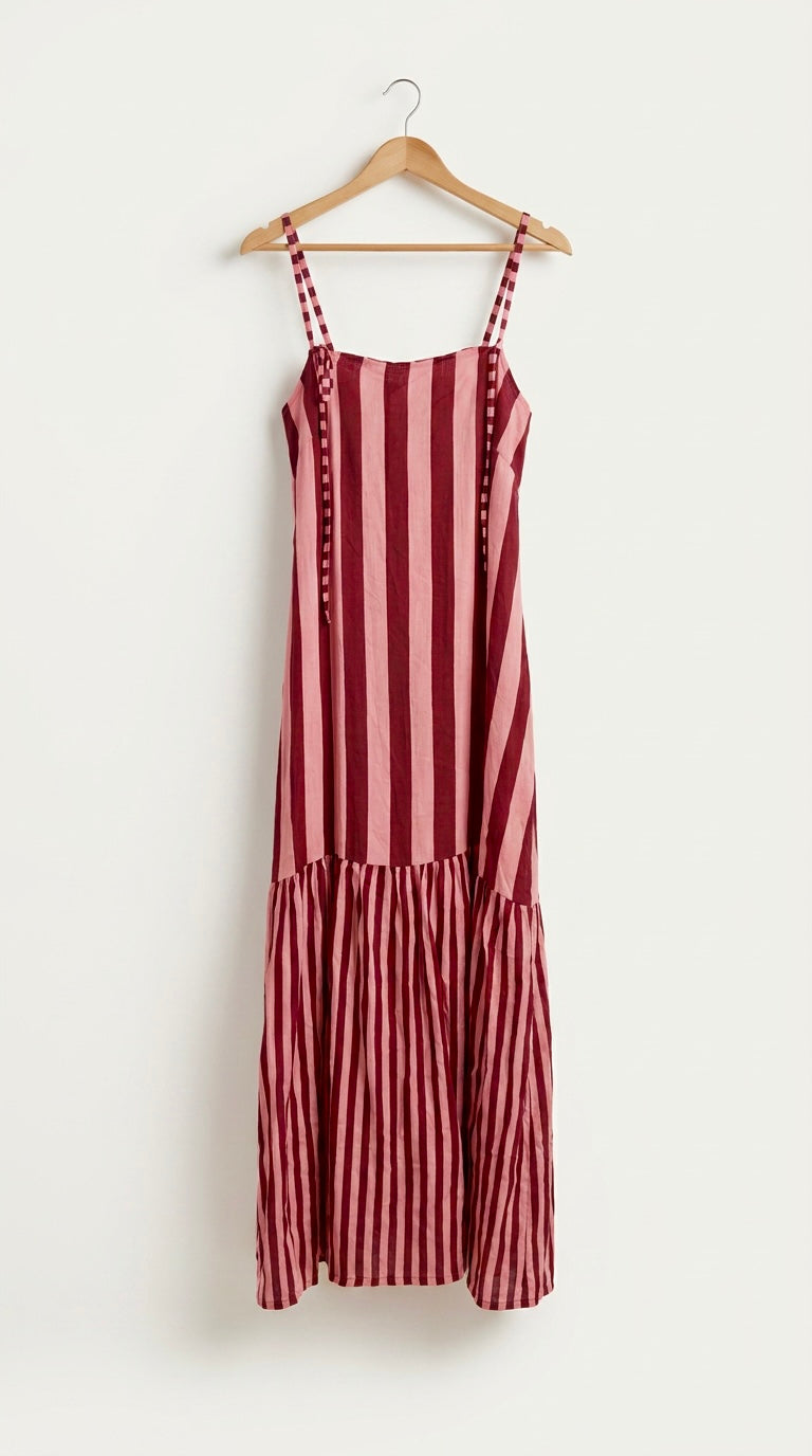 Vestido Adriana Granate