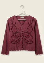 Blusa Bordada Flor