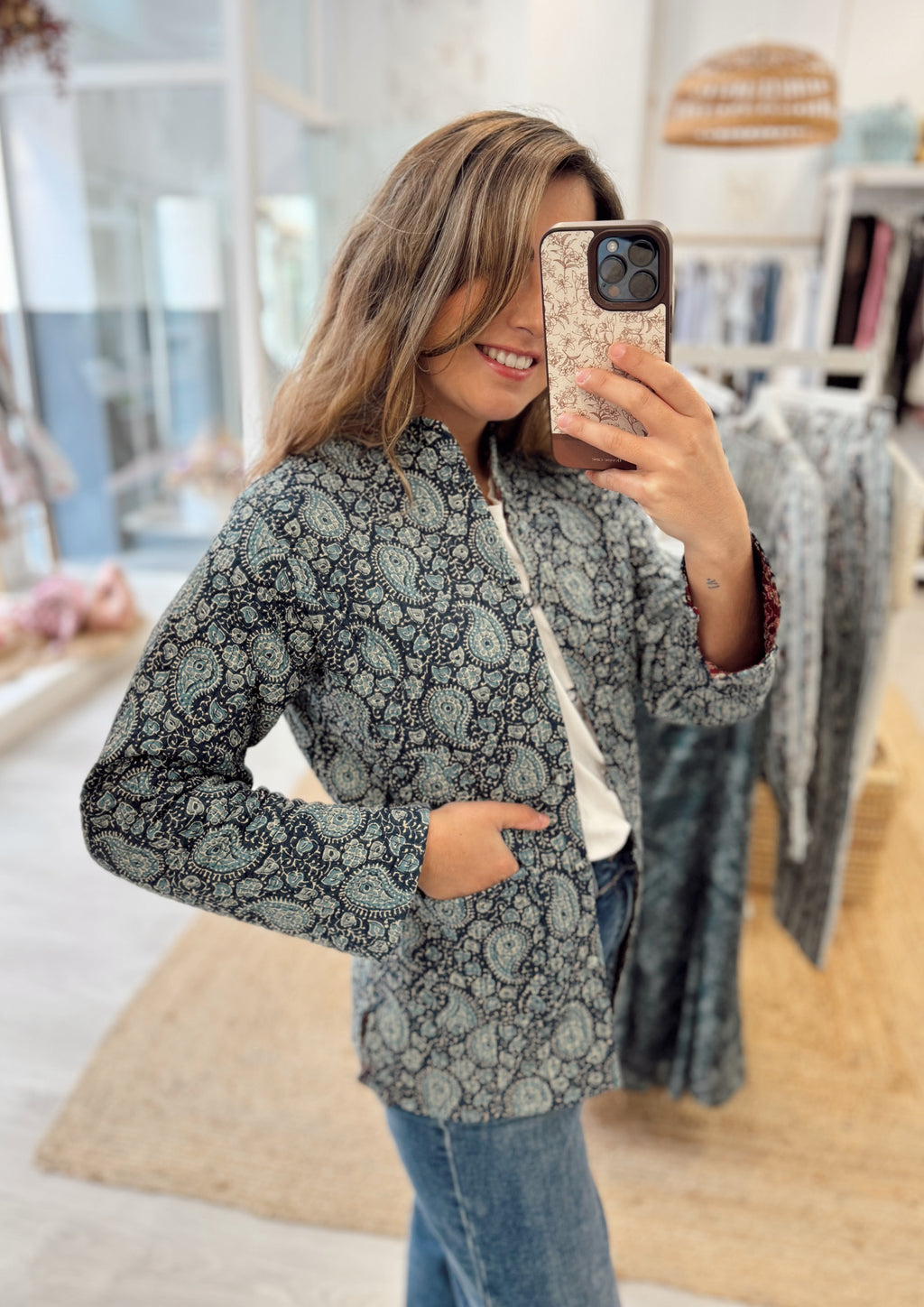 Chaqueta Reversible Marino & Granate Talla S