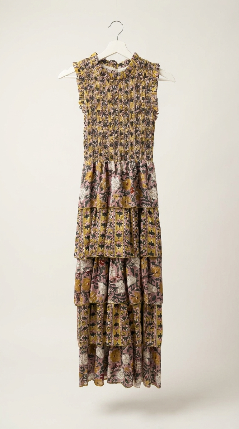 Vestido Toscana Rosa
