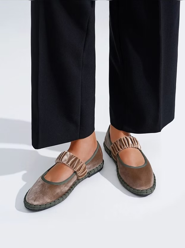 Merceditas Venecianas Taupe