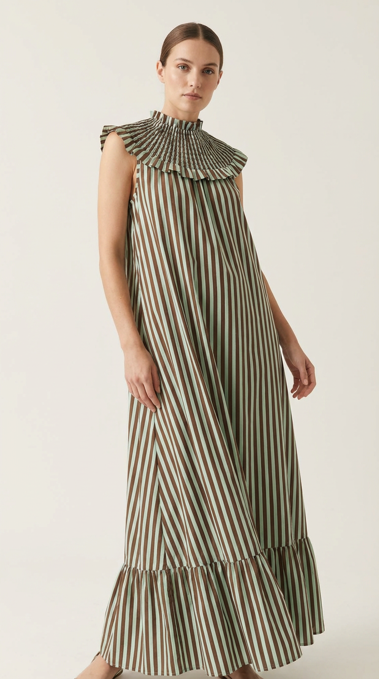 Vestido Altea Mint&Brown