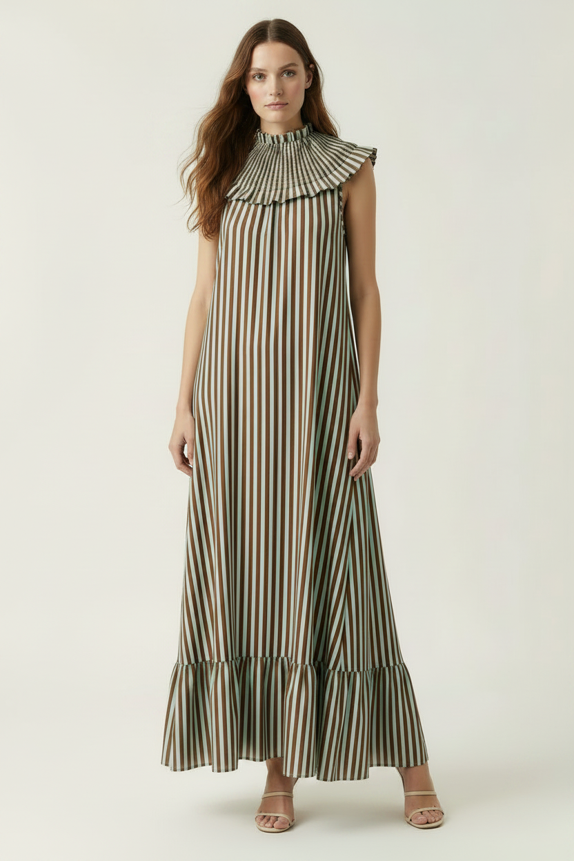 Vestido Altea Mint&Brown