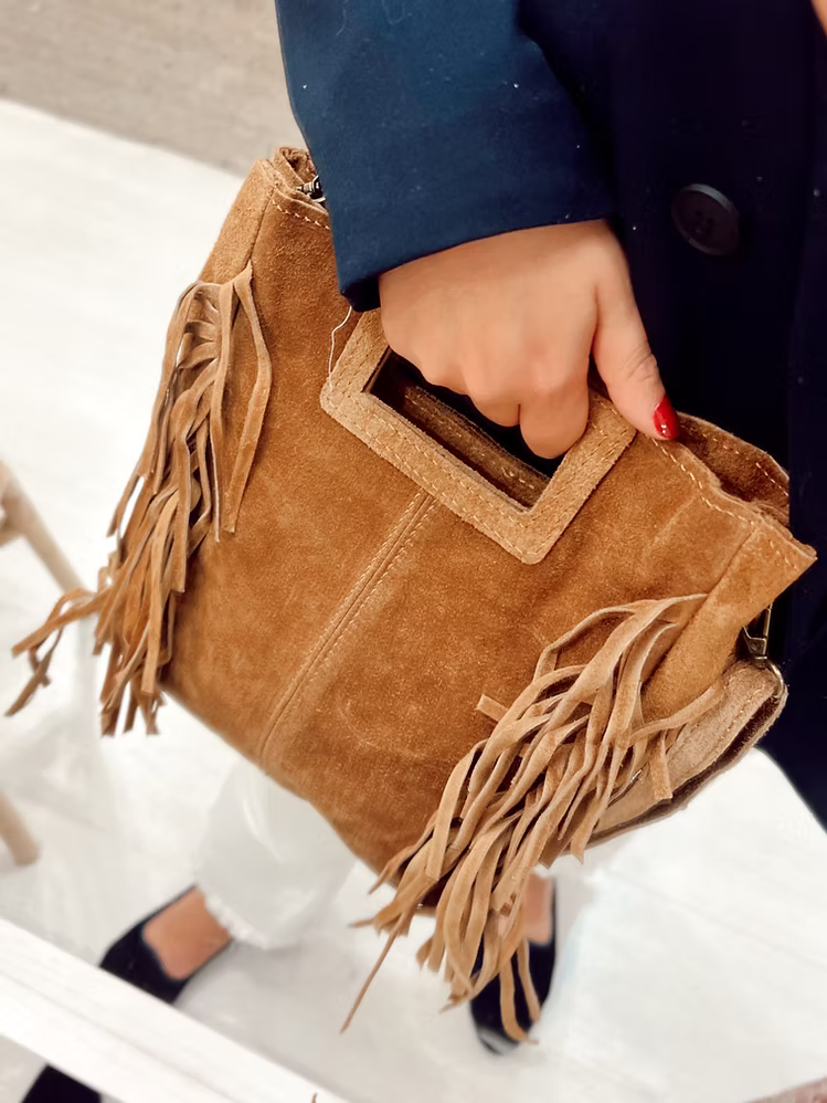 Bolso Flecos Camel