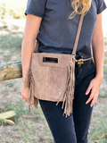 Bolso Flecos Taupe