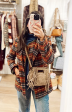 Bolso Flecos Mini Taupe