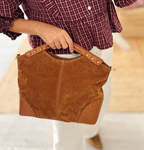Bolso Piel Toscana Camel