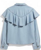 Camisa Vaquera Volantón