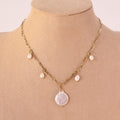 Collar Perlas Acero